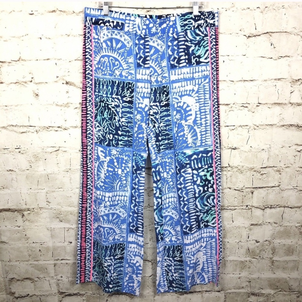 Lilly Pulitzer Bal Harbour Rayon Palazzo Pants